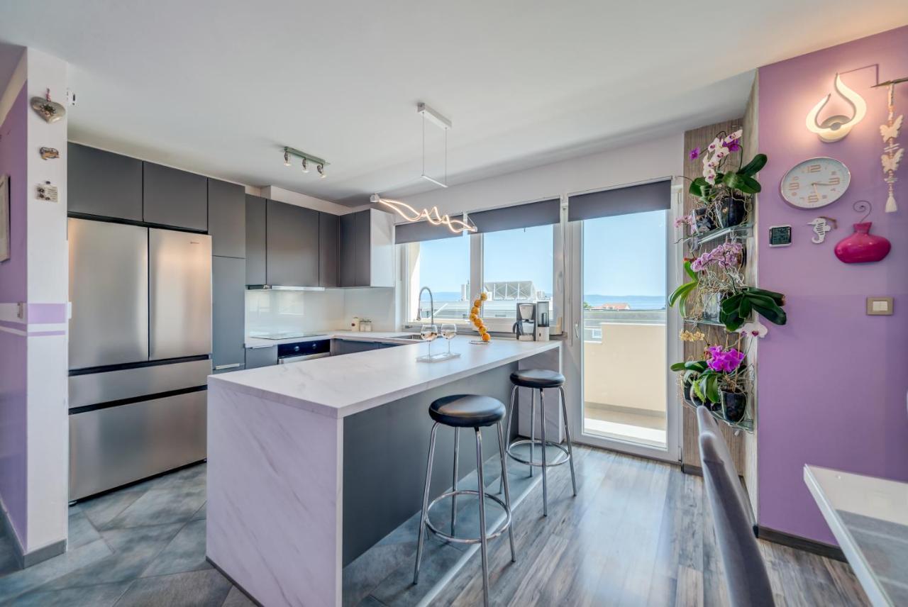 Summer Orchid - Spacious Duplex By The Beach & Ps5 Stobreč Екстериор снимка