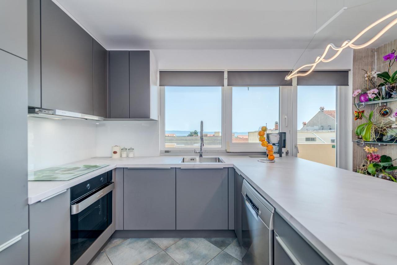 Summer Orchid - Spacious Duplex By The Beach & Ps5 Stobreč Екстериор снимка